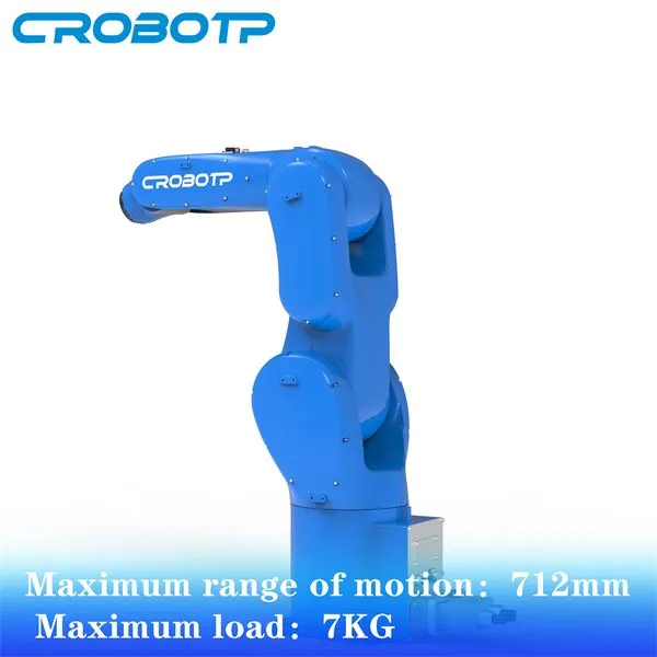 Crobotp 7kg Payload Small 6 Axis Industrial Robot For Handling
